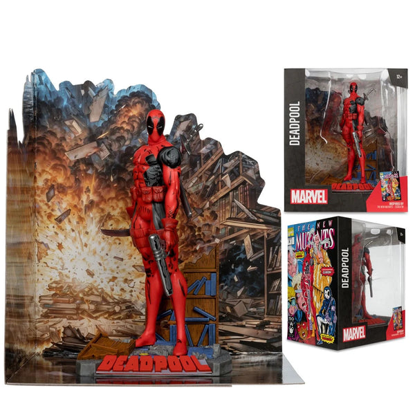 Marvel Collection Deadpool (New Mutants #98) Posed Figure with