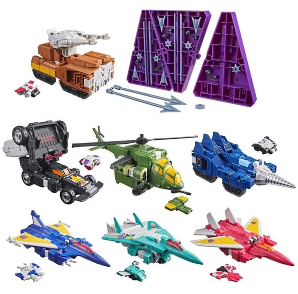 Transformers Legacy Liokaiser Combiner: Leozak, Gaihawk, Hellbat