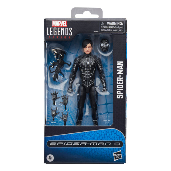 1978 スパイダーマン SPIDERMAN 面取れ 25㎝ ブラック Marvel Legends - Spider-Man 3 (2007 Movie) - Spider-Man (Symbiote