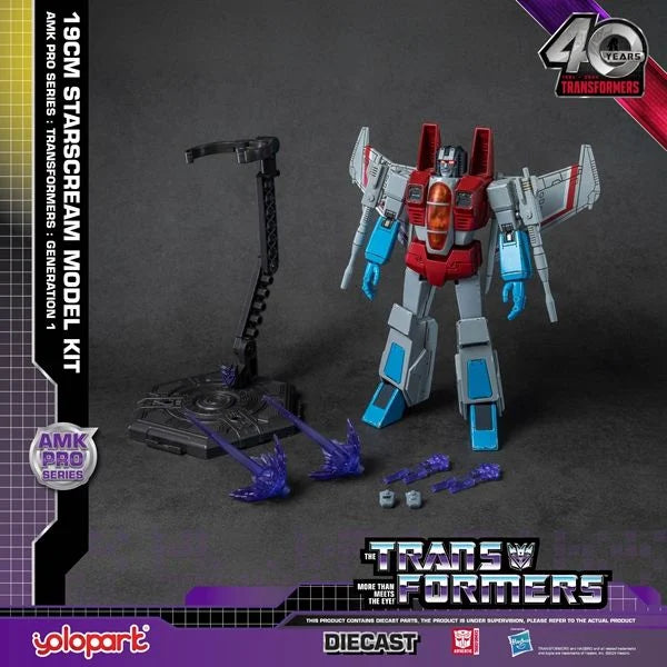 BE@RBRICK TRANSFORMERS STARSCREAM 1000％ YOLOPARK - Transformers: Chapter 3 - Starscream G1 8-Inch