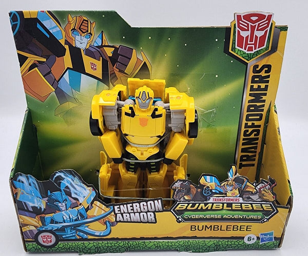  Transformers Toys Cyberverse Ultra Class Bumblebee Action  Figure, Combines with Energon Armor to Power Up, for Kids Ages 6 and Up,  6.75-inch, Yellow : Toys & Games