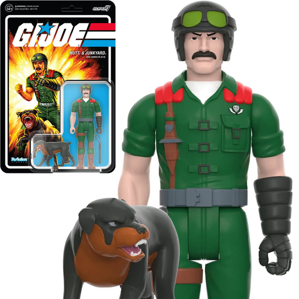 Super7 ReAction Figures - G.I. Joe: Wave 5 - Mutt (Dog Handler 