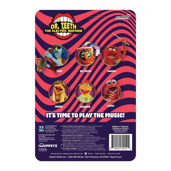 Super7 - The Muppets - Wave 1 - Dr. Teeth & The Electric Mayhem