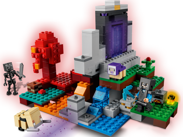 NEWTKフルセット LEGO Minecraft - Overworld & The Nether - The Ruined Portal
