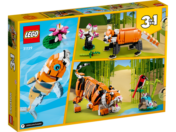 LEGO Creator - Majestic Tiger (31129) 3-in-1 Building Toy LOW