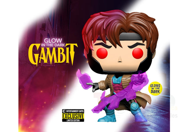  X-Men Gambit Glow-in-the Dark Pop! Vinyl Figure - EE Exclusive  : Toys & Games