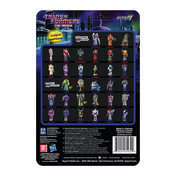 Super7 ReAction Figures - Transformers (Wave 6) Sharkticon (G1