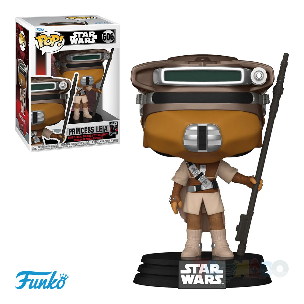 Funko Pop! Star Wars #606 - Return of the Jedi (40th) - Leia (Boushh) – Toynado