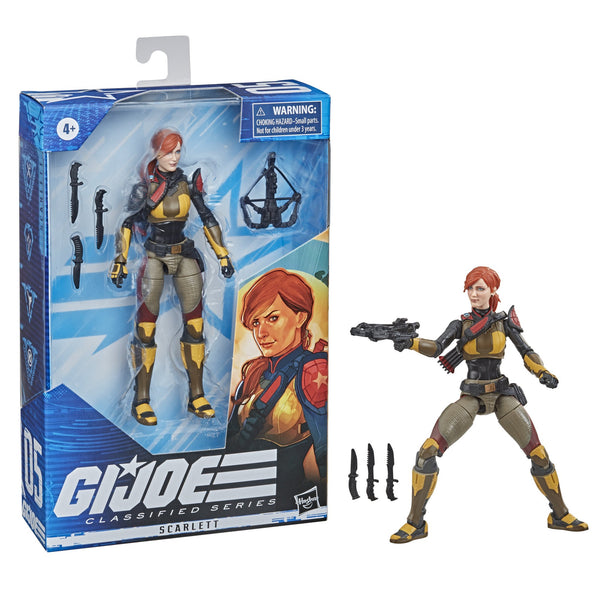 G.I. Joe - Classified Series 05 - Scarlett Field Variant Redeco Action  Figure (F5359) LOW STOCK