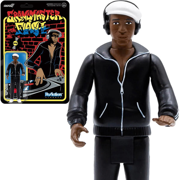 Super7 ReAction Figures - Music - Grandmaster Flash Action Figure