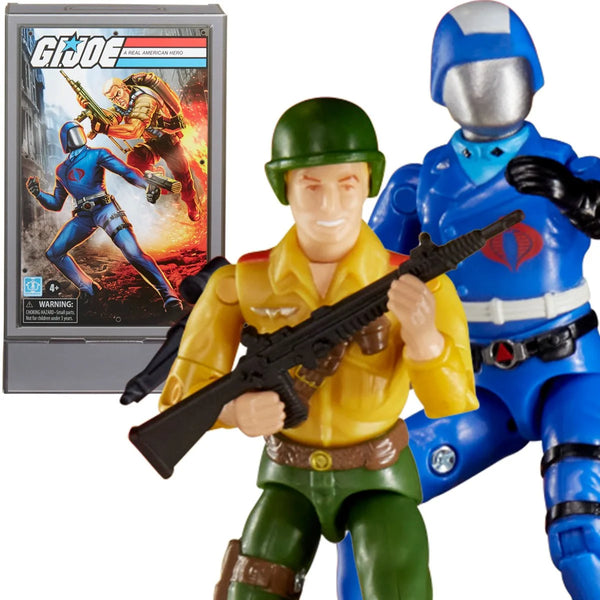 G.I. Joe Retro Collection - Duke vs. Cobra Commander (F4926) 3.75-Inch  Exclusive 2-Pack Action Figure Set LAST ONE!
