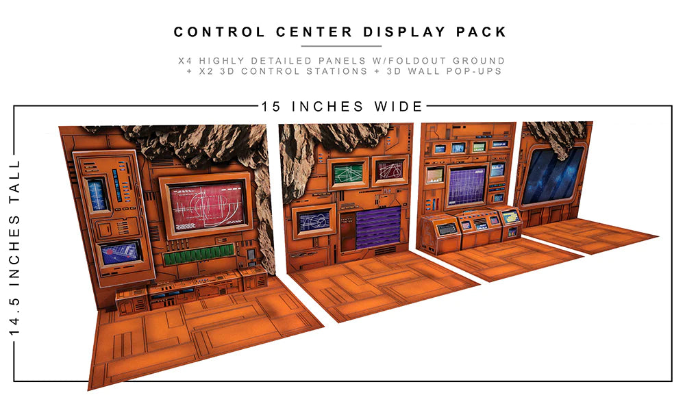 Extreme-Sets - Control Center Display Pack (for 1/12 scale action figures) Play-set (00712)