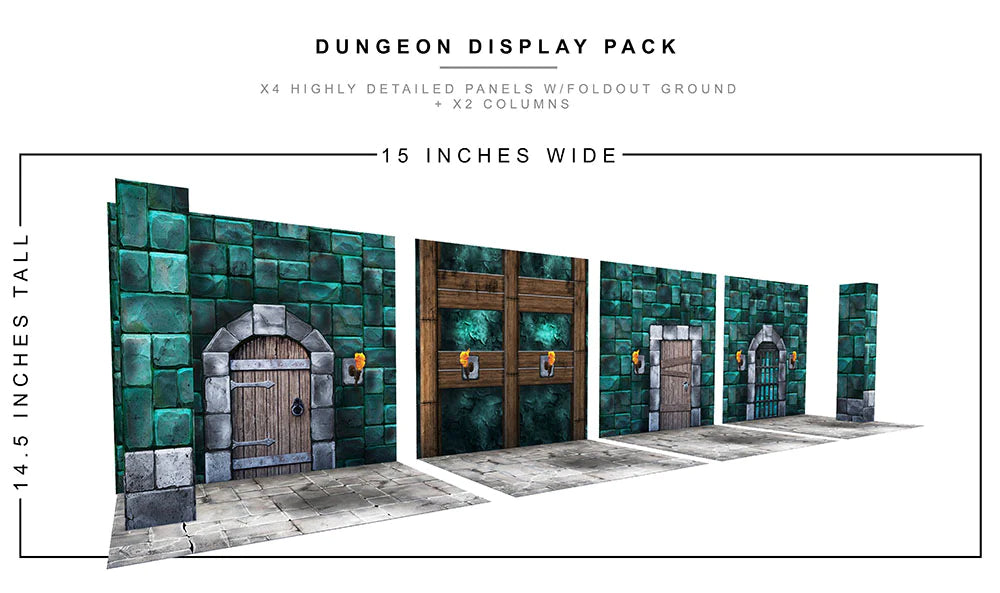 Extreme-Sets - Dungeon Display Pack (for 1/12 scale action figures) Play-set (00748)