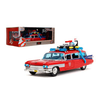 Jada Ghostbusters Ecto-1 Ectomobile w/Transformers G1 Optimus Prime Details 1:24 Scale Die-Cast 35466 LOW STOCK