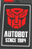 Signs of the Times - Transformers - Autobot Since 1984 (Message with Logo) 9 x 5.3-inch Sign (10514)
