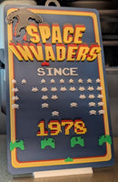 Signs of the Times - Retro Video Game Poster Recreation: Space Invaders Since 1982 9 x 5.3-inch Sign