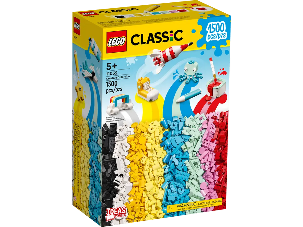 LEGO Classic - Creative Color Fun - 1500 pcs Building Toy (11032)