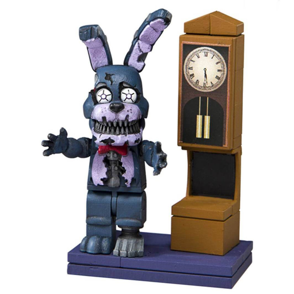 McFarlane Toys - Five Nights at Freddy\'s - Nightmare Bonnie & Grandfather Clock Building Toy 12812