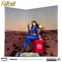 McFarlane Movie Maniacs: Fallout S02 - Lucy (w/Nuka-Cola Fridge & Drink) 6-inch Posed Figure (14128)