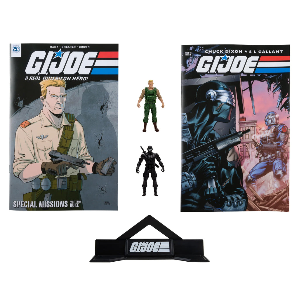 [PRE-ORDER] Page Punchers - G.I. Joe Duke & Snake Eyes 2pk Action Figures & Comics (14307)