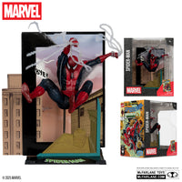 McFarlane Marvel Collection: Spider-Man #6 - Spiderman 1:10th Scale Collectible Figure w/Scene 14826