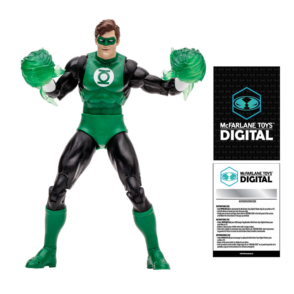 Mcfarlane Toys Digital Green Lantern (The Silver Age) Action