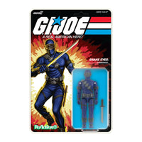 Super7 ReAction Figures: GI Joe ReAction+ Wave 3 - Commando Snake Eyes (Cartoon) Action Figure 89945 LOW STOCK