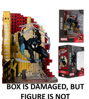 McFarlane Marvel Collection Amazing Spider-Man #300 Symbiote Suit Figure & Diorama 14789 DAMAGED BOX LOW STOCK