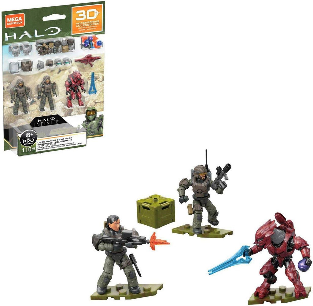 LOTTO 5 Personalizzate HALO Mega Construx UNSC Marine FIGURES UNSC LOTTO 5 Personalizzate HALO Mega Construx UNSC Marine FIGURES UNSC