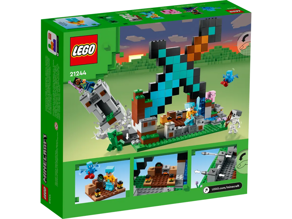 LEGO Minecraft - The Sword Outpost Building Toy (21244) LOW STOCK