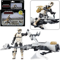 Star Wars: The Vintage Collection - Speeder Bike Vehicle with Scout Trooper & Grogu Set (F6883) LAST ONE!