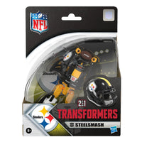 Transformers: Collaborative - NFL - Pittsburgh Steelers - Steelsmash Action Figure / Helmet (G2334) LOW STOCK