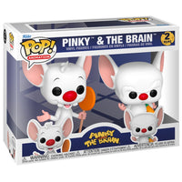 Funko Pop! Animation: Pinky & the Brain (1995-1998) - Pinky and the Brain Vinyl Figures 2-Pack 86694 LOW STOCK