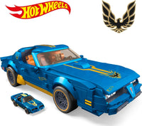 Mega - Adult Builders - Hot Wheels - 1977 Pontiac Firebird Racecar Model Building Toy (HKF85) LOW STOCK