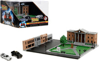Jada Hollywood Rides Nano Scene - Back To The Future - Hill Valley Courthouse Diorama (34804) LAST ONE!