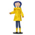 NECA - Coraline - Coraline (Yellow Raincoat) Bendy Doll (49503)