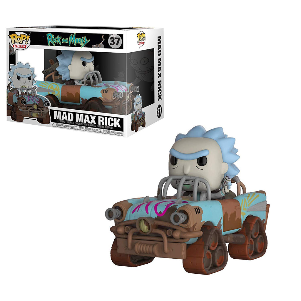 Funko Pop! Rides #37 - Rick and Morty - Mad Max Rick Vinyl Figure with Car (28456)
