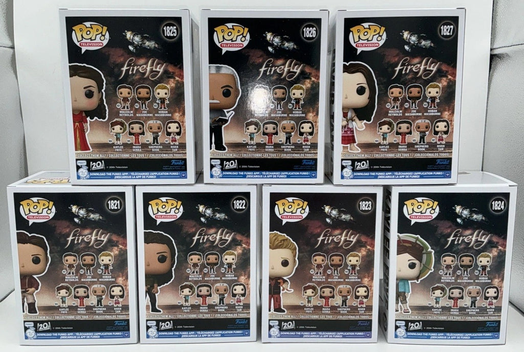 Funko Pop TV - Firefly - Complete 7-Figure Set: Malcolm, Zoe, Hoban, K ...