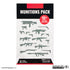 McFarlane Toys - Munitions Pack Set - 17 Weapon Accessories for 7-inch Scale Action Figures (90900) LAST ONE!