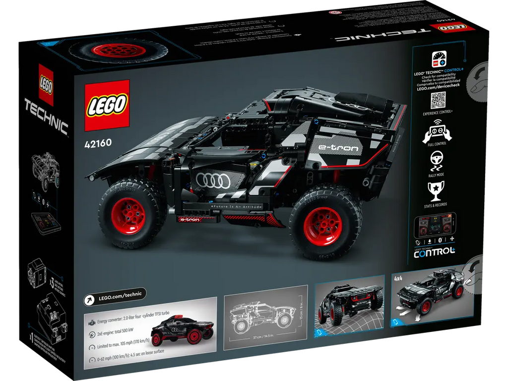 LEGO Technic - Audi RS Q e-tron - Remote Control+ Building Toy (42160)