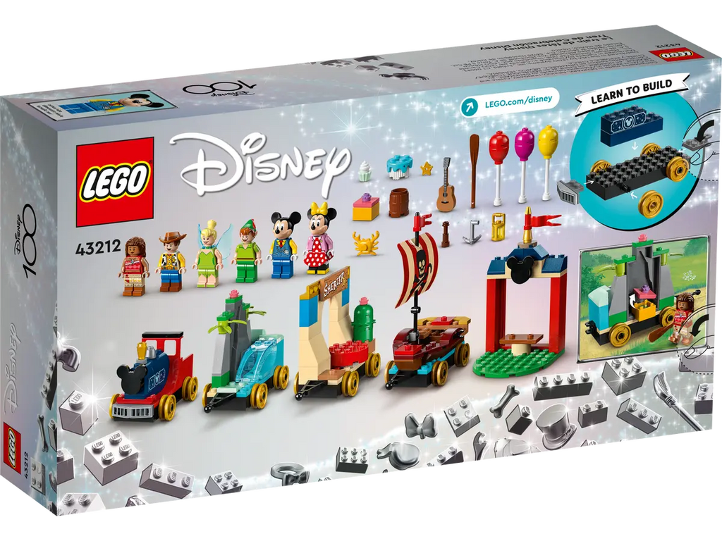 LEGO Disney (4+) Disney Celebration Train (Disney 100) Building Toy (43212) LOW STOCK