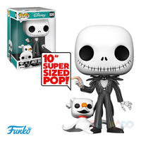 Funko Pop! Disney - The Nightmare Before Christmas - Jack Skellington with Zero Jumbo 10-Inch Vinyl Figure (49006) LAST ONE!