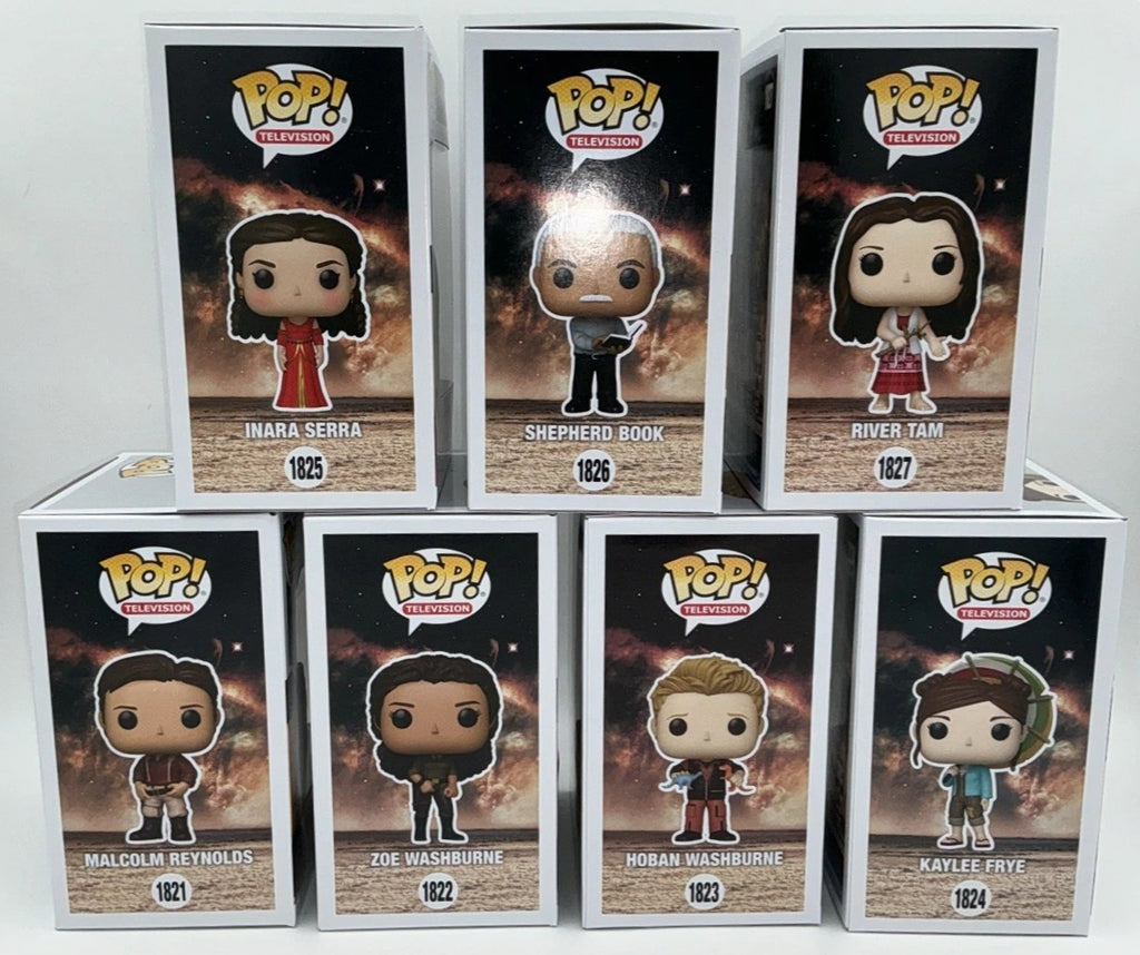 Funko Pop TV - Firefly - Complete 7-Figure Set: Malcolm, Zoe, Hoban, K ...