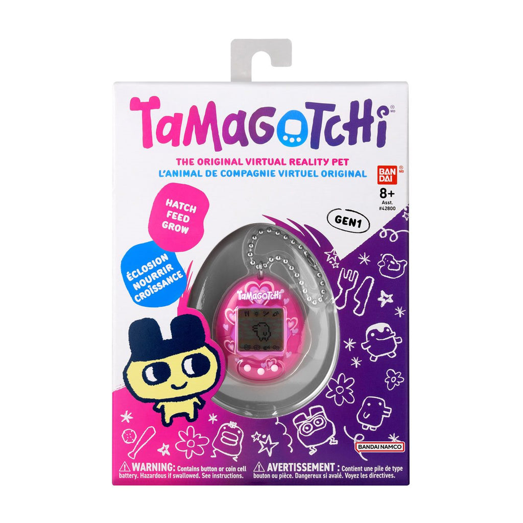 Bandai - The Original Tamagotchi (Gen 1) Sweet Heart Portable Electronic Toy (42975)