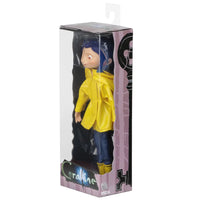 NECA - Coraline (2009) - Coraline (Yellow Raincoat) Bendy Doll (49503)