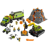 LEGO City - Volcano Explorers - Volcano Exploration Base Retired Building Toy (60124) LAST ONE!