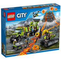 LEGO City - Volcano Explorers - Volcano Exploration Base Retired Building Toy (60124) LAST ONE!