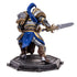 McFarlane Toys - World of Warcraft (Wave 1) Human Warrior Paladin Common 1:12 Scale Posed Figure