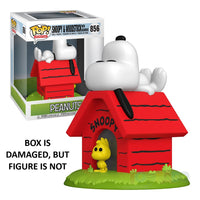 Funko Pop! Animation - Peanuts - #856 - Snoopy with Doghouse Deluxe Vinyl Figure (50817) DAMAGED BOX LAST ONE!
