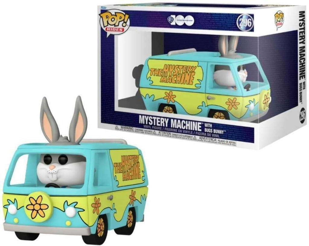 Funko Pop! Rides #296 - WB100 - Scooby-Doo Mystery Machine with Bugs Bunny Vinyl Figure (69429)